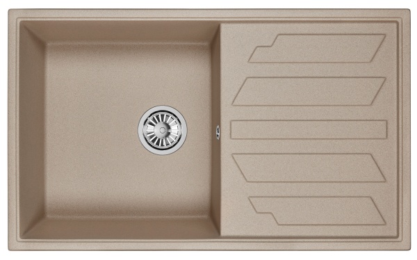 Мойка для кухни Granula 8601 песок, 86х50 см, прямоугольная