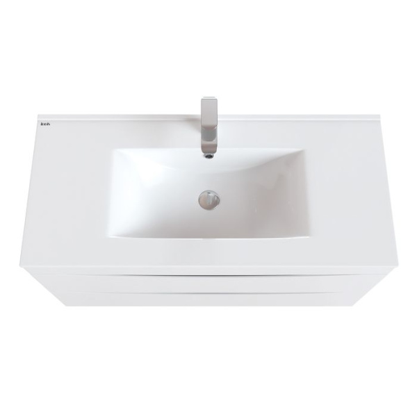 Тумба с раковиной IDDIS Cloud 100 подвесная белая CLO10W1i95K