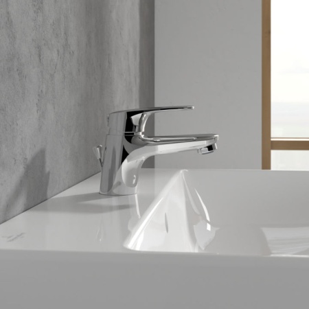 Смеситель для раковины Villeroy & Boch O.novo Start с донным клапаном TVW10514111061