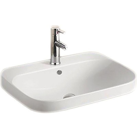 Раковина керамическая (врезная сверху)  SantiLine SL-2108