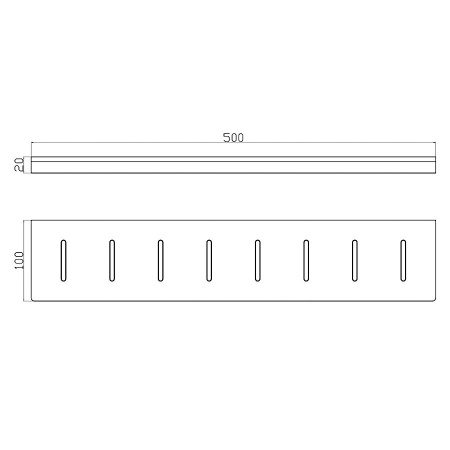 Полка для ванной WONZON & WOGHAND, Глянцевое золото (WW-9127-LG)