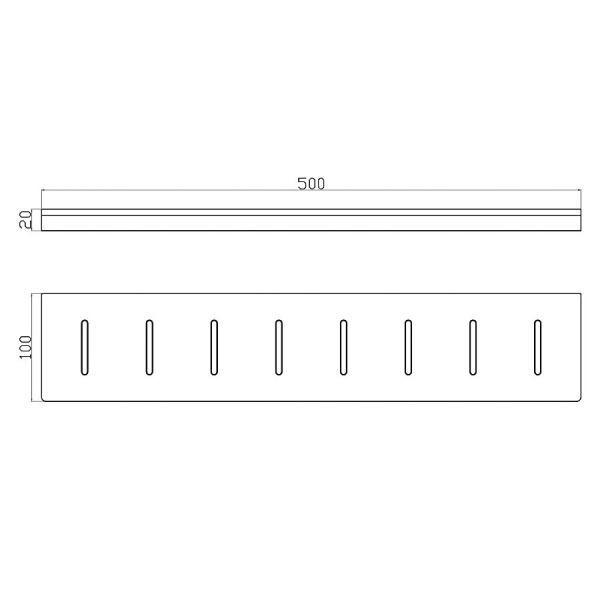 Полка для ванной WONZON & WOGHAND, Глянцевое золото (WW-9127-LG)