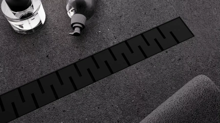 Душевой лоток Veconi Stesso Line Black 900