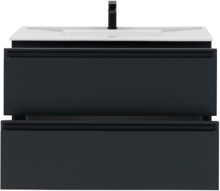 Тумба с раковиной Allen Brau Eclipse 100 1.E1003.AM антрацит матовый