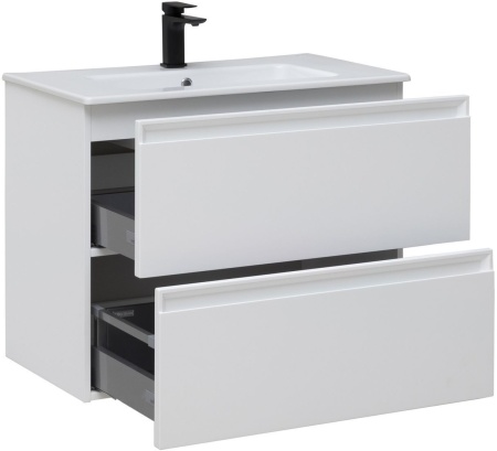Тумба с раковиной Allen Brau Eclipse 80 1.E1002.WM белый матовый