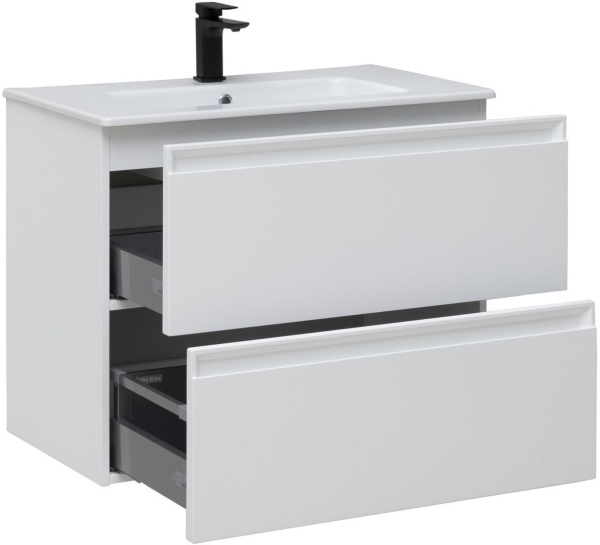 Тумба с раковиной Allen Brau Eclipse 80 1.E1002.WM белый матовый