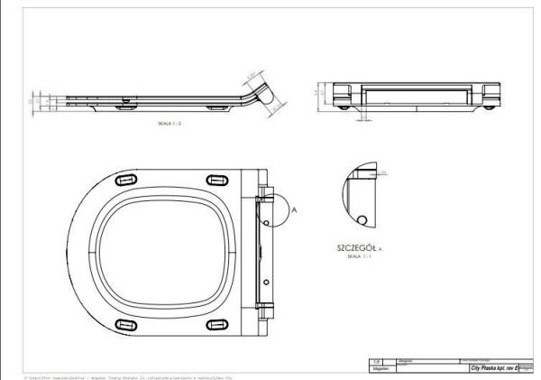 Сиденье для унитаза CITY DPL EO slim, S-DS-CIT-S-DL-t