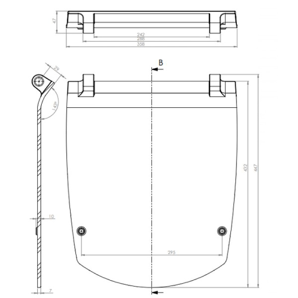 Сиденье для унитаза CARINA DPL EO slim, S-DS-CARINA-S-DL-t