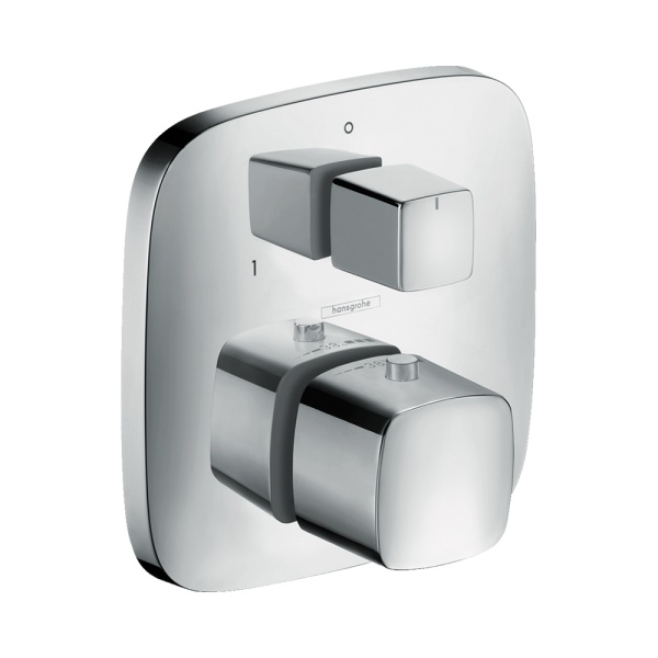Hansgrohe PuraVida Термостат с запорным/переключающим вентилем скрытого монтажа хром 15771000