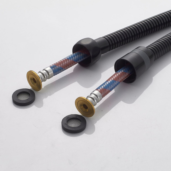 Гигиенический душ со смесителем Shevanik S6805H-1, черный