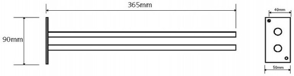 Держатель для полотенец Bemeta Omega 104704142
