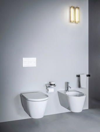 Биде Kartell by laufen 37х54,5 см, с покрытием lcc, подвесное, без крышки 8.3033.1.400.302.1