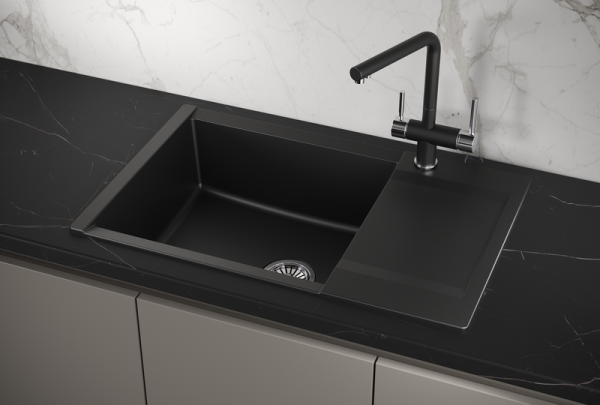 Мойка для кухни Granula Estetica 7807 турмалин, 78х50 см, прямоугольная