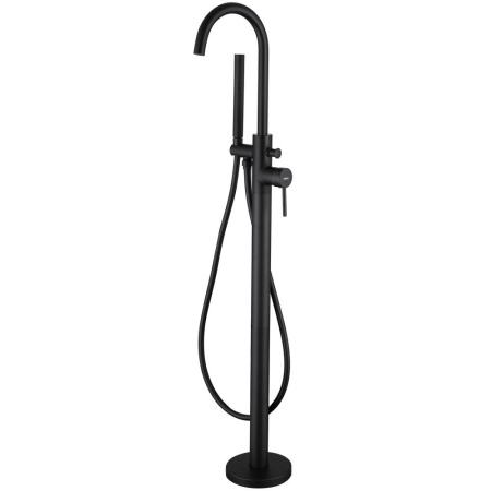 Смеситель ABBER Wasser Kreis AF8115B напольный для ванны, Черный