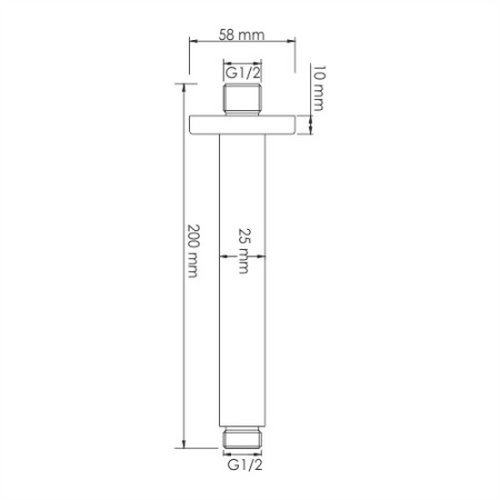 Потолочный излив WasserKRAFT Abens A152