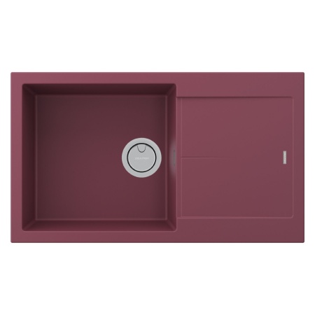 Мойка EXTENSIO 86, ACRYSTONE, PM988650-ME, MERLOT, 860х500 мм, Paulmark
