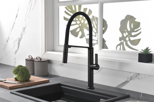 Смеситель для кухни BARREL, антрацит, Ba214029-AN, Paulmark