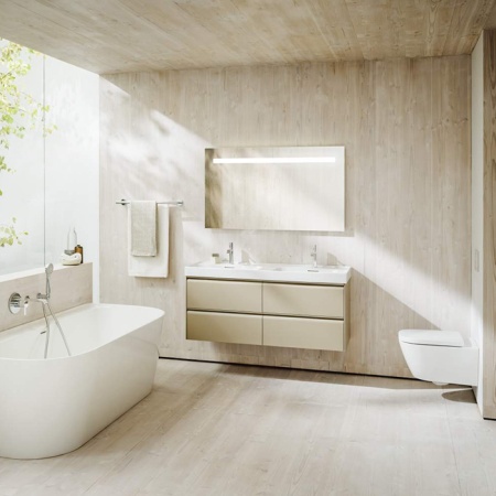 Laufen Meda Унитаз 54x36x35.5см., подвесной, безободковый, смыв Tornado, цвет: белый глянцевый 8.2011.0.000.000.1