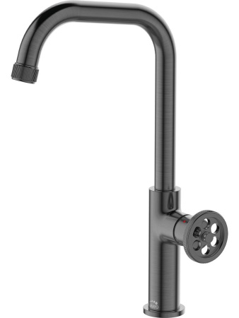 Смеситель для кухонной мойки Laveo Muro BAU_965D графит