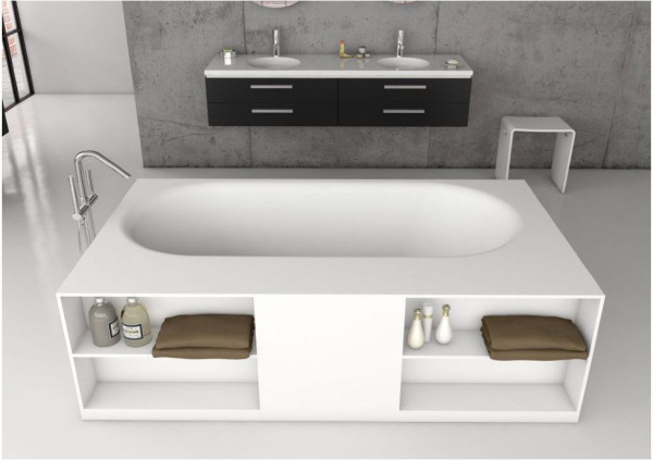 Ванна из искусственного мрамора Riho Burgos 180х102 BS4200500000000