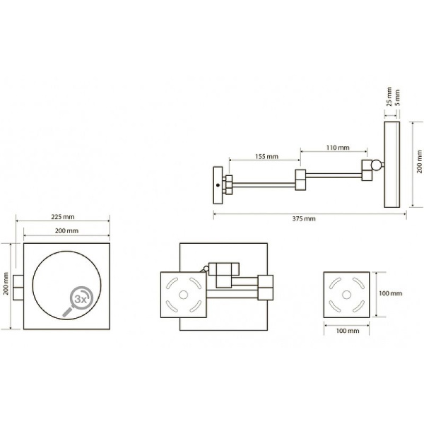 Косметическое зеркало Bemeta 116102672