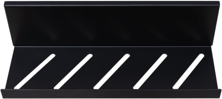 Полка Aquanet Магнум 30x80 черная матовая, открытая