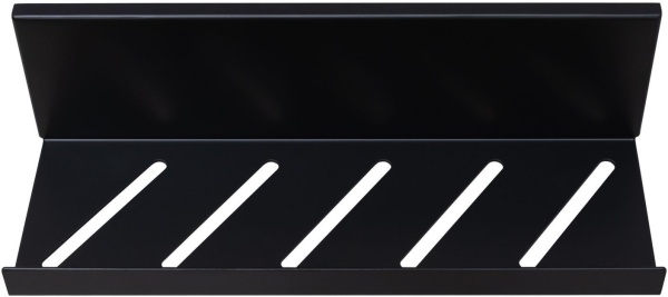 Полка Aquanet Магнум 30x80 черная матовая, открытая