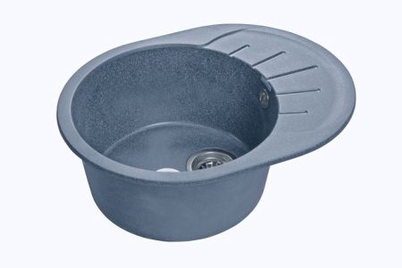 Кухонная мойка GranFest RONDO R-580L графит