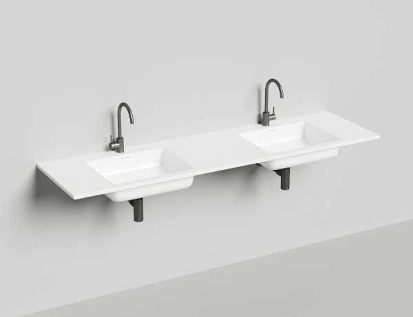 Раковина столешница Salini ONDA 180, белый, 1402202M