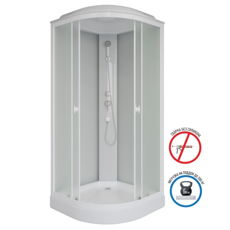 Душевая кабина Niagara Promo P90/13/MT (90х90х215) 3 места