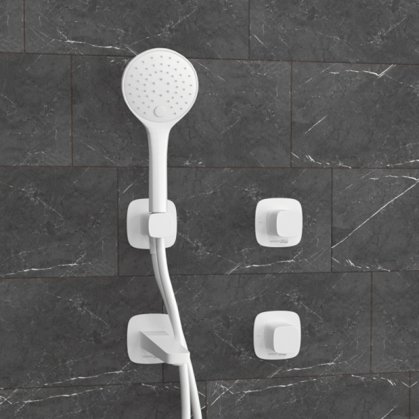 Встраиваемый комплект для ванны WasserKRAFT с лейкой и изливом A9551.266.316.328.156.155