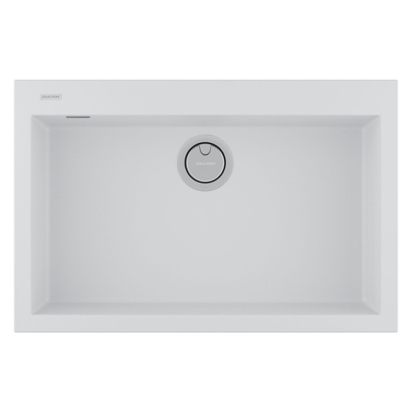 Мойка DECORATION 76, ACRYSTONE, PM937650-WH, WHITE, 760х500 мм, Paulmark