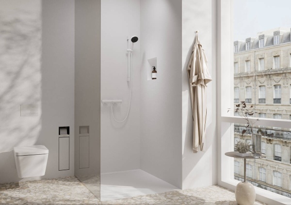 Смеситель для душа Hansgrohe Tecturis E 73620700 белый матовый 73620700