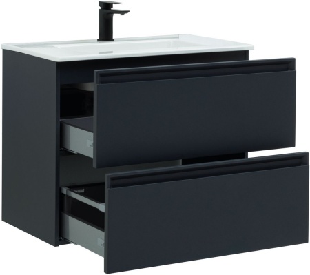 Тумба с раковиной Allen Brau Eclipse 80 1.E1002.AM антрацит матовый