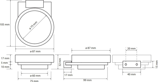 Мыльница для ванной Bemeta Galla 108108020