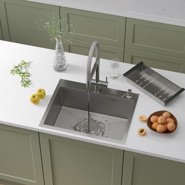 Кухонная мойка Roxen Snake 60 (текстурное покрытие)