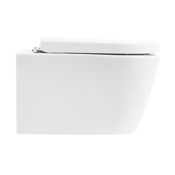 Унитаз подвесной безободковый BelBagno MARINO BB105CHR/BB865SC