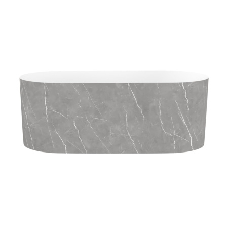 Акриловая ванна в наборе 3 в 1: отдельностоящая ванна, ножки, экран Wellsee Chalice Perfection 230605000