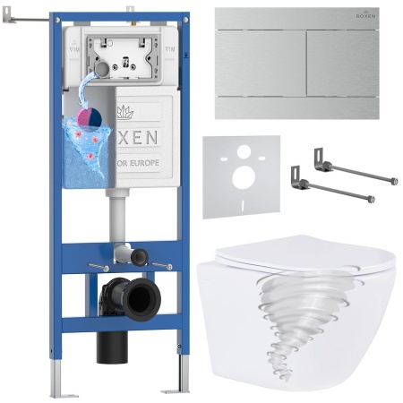 Комплект 6 в 1 RoxenBath StounFix Dual Fresh 868582 (состоит из: 710200, Velar 420300S, 530205-01)