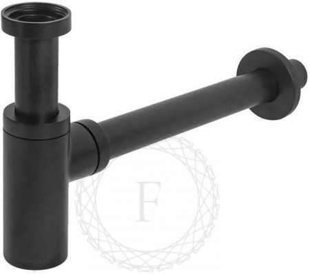 Сифон для раковины FILARETE FL70 (Черный матовый)