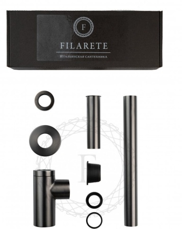 Сифон для раковины FILARETE FL70 (Графит)