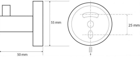 Крючок для полотенец Bemeta Omega 104106022