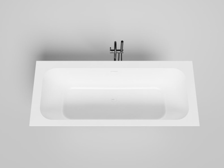 Ванна встраиваемая Salini ORLANDA AXIS KIT 190x80, S-Stone, матовый белый 103321M