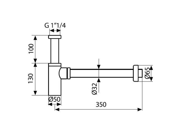 Сифон для раковины Webert AC0020015
