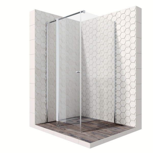 Душевой уголок Ambassador Nord 13011106-MA1, квадратный, точечный трап, 100х100