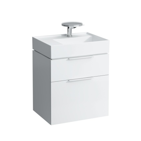 Подвесная раковина Kartell by laufen 60х46х12 см, без перелива и отверстия для смесителя, SaphirKeramik 8.1033.4.000.112.1