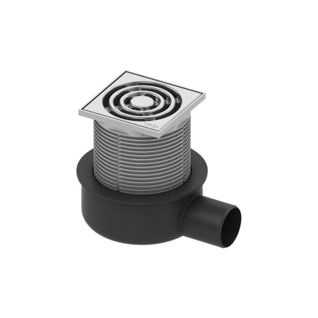 Трап TECE TECEdrainpoint S50 низкий горизонтальный Хром матовый 3601050