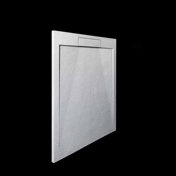 Поддон для душа из искусственного камня Vincea VST-4SRL9090W, 900*900*25, белый матовый
