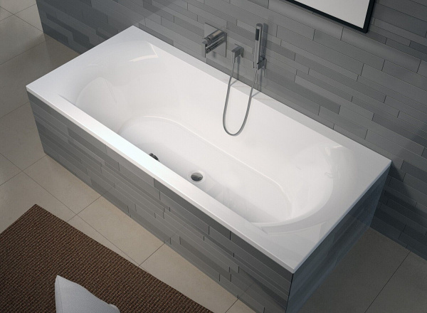 Акриловая ванна с усиленным каркасом и сифоном Riho Lima 170x75 R BB4400500000000