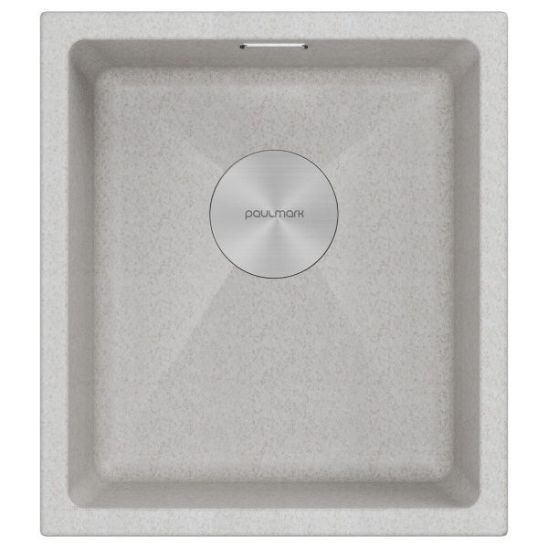 Мойка LUMI 41UNI, IT-GRANIT, LU41-BE, бежевый, 410х460, Paulmark
